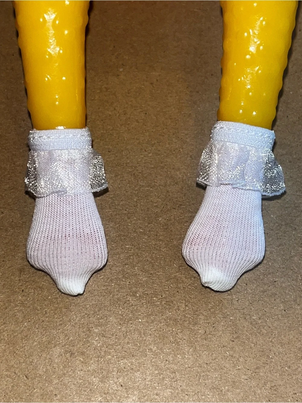 Sheer Ruffle-Trim Doll Socks Pick (1) Pair